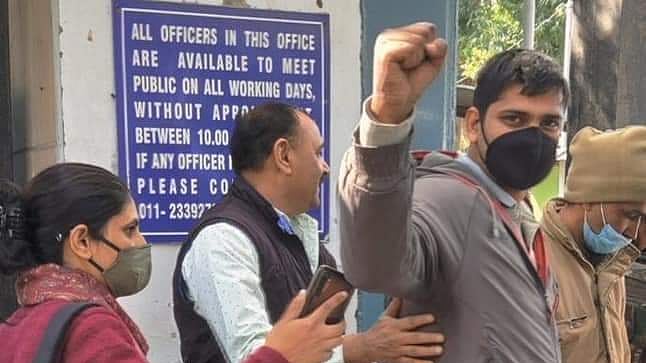 Journalist Mandeep Punia (Photo courtesy: Twitter