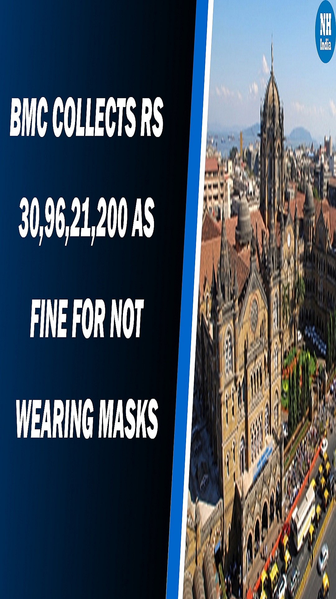  BMC collects Rs 30,96,21,200 as fine for not wearing masks  
