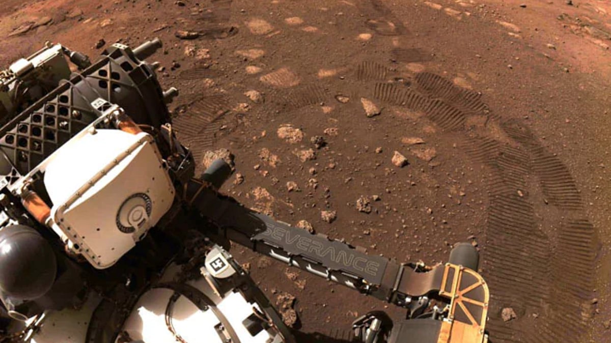 WATCH: NASA’s new Mars rover hits dusty red road, 1st trip 21 feet