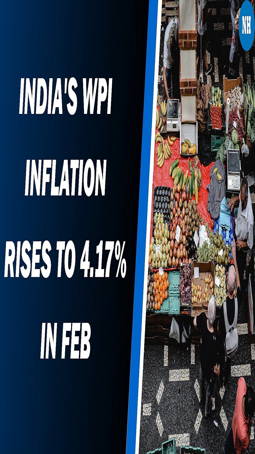 India’s WPI inflation rises to 4.17% in February   