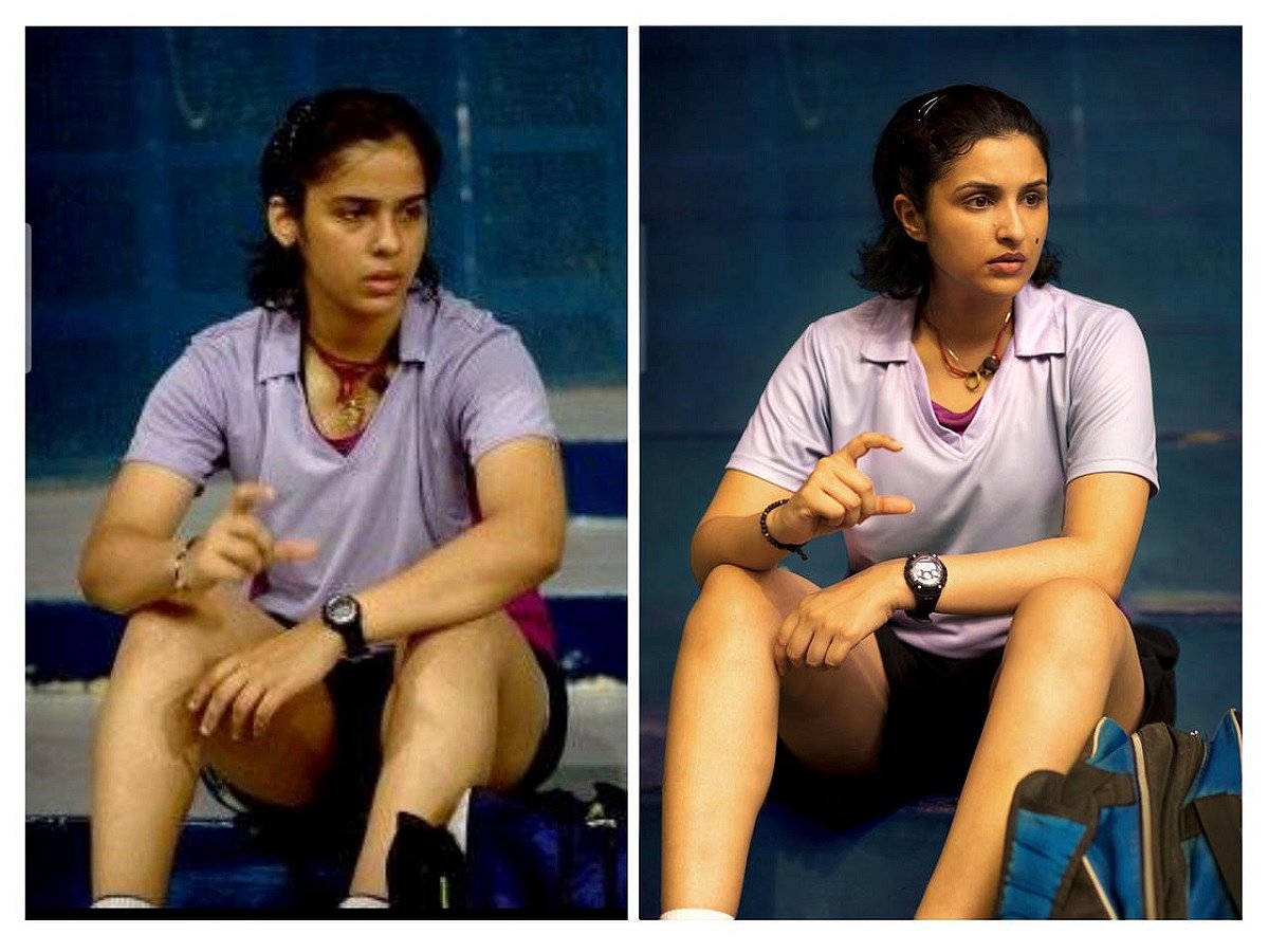 Saina vs Saina - The uncanny resemblance!