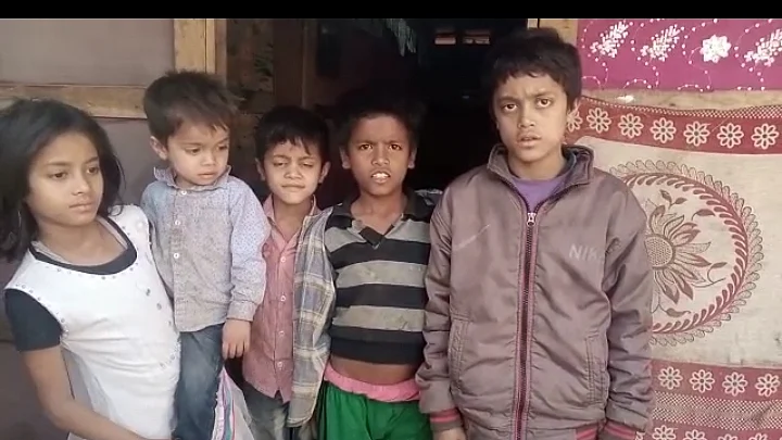 Children at a Rohingya ghetto in Jammu&nbsp;