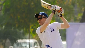 British High Commissioner flaunts his batting skills to promote India-UK ties