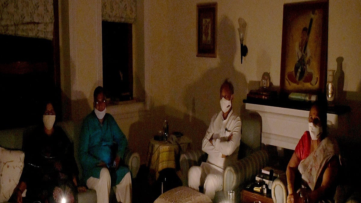Rajasthan CM Ashok Gehlot observes Earth Hour at official residence, to issue public appeal next year