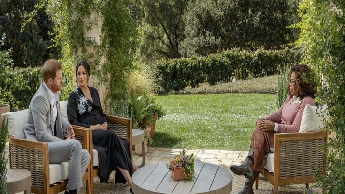 Meghan Markle and Prince Harry (Photo Courtesy: Twitter/@Knesix)