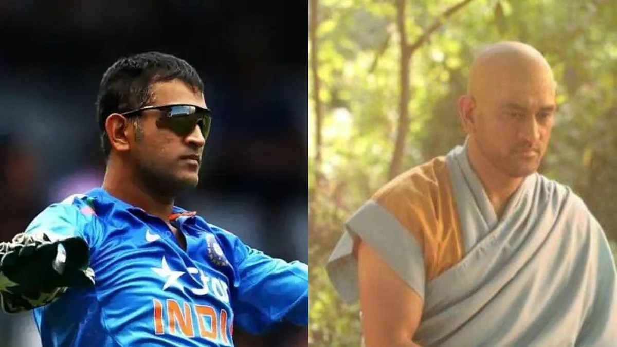 Dhoni’s monk look sends social media in a frenzy