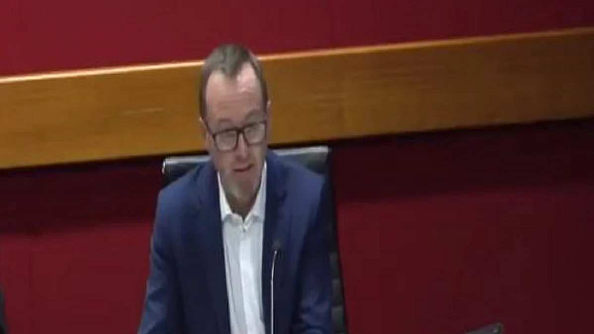 New South Wales (NSW) State Senator David Shoebridge (Screen grab from the video)
