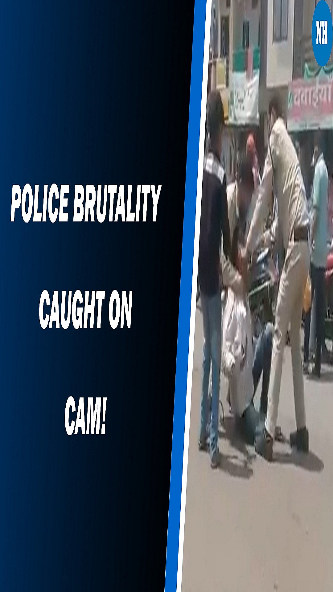 2 cops thrash man for not wearing mask in MP 