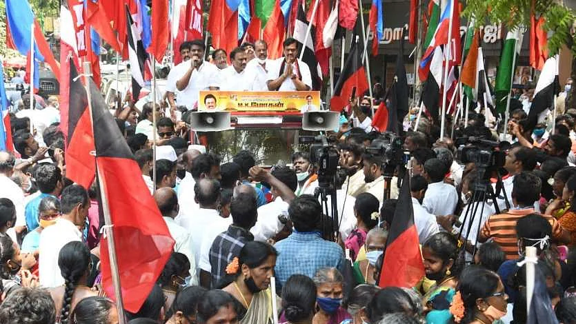 Campaigns in southern states end tomorrow with BJP’s all out bid to emerge out of the cow belt 