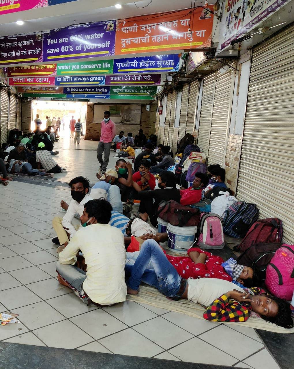 Fearing last year’s lockdown experience, migrant workers across India begin to leave for home       