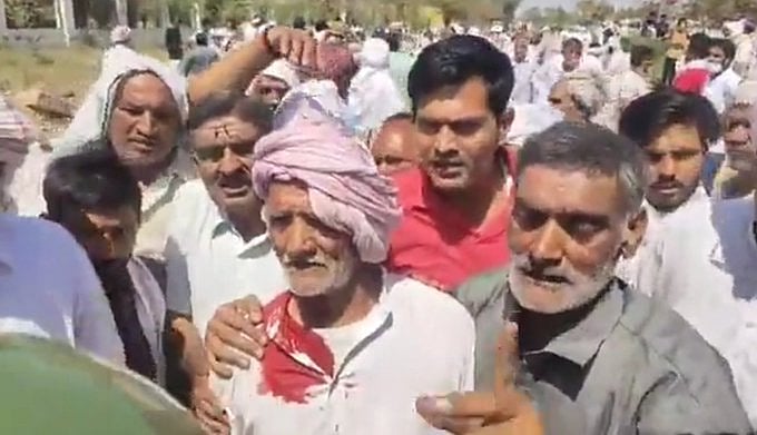 Farmers hold protest against CM Khattar in Haryana’s Rohtak, lathi-charged