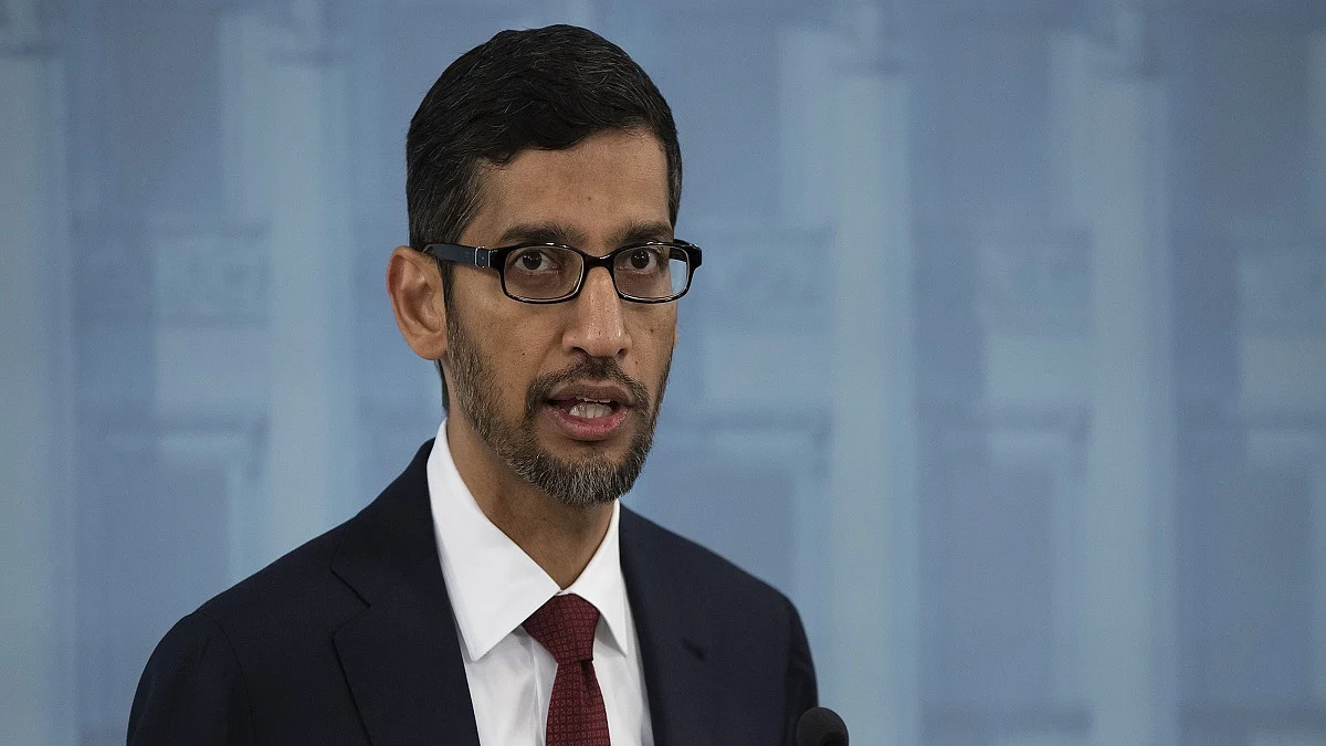 Google CEO Sundar Pichai (Photo Courtesy: IANS)