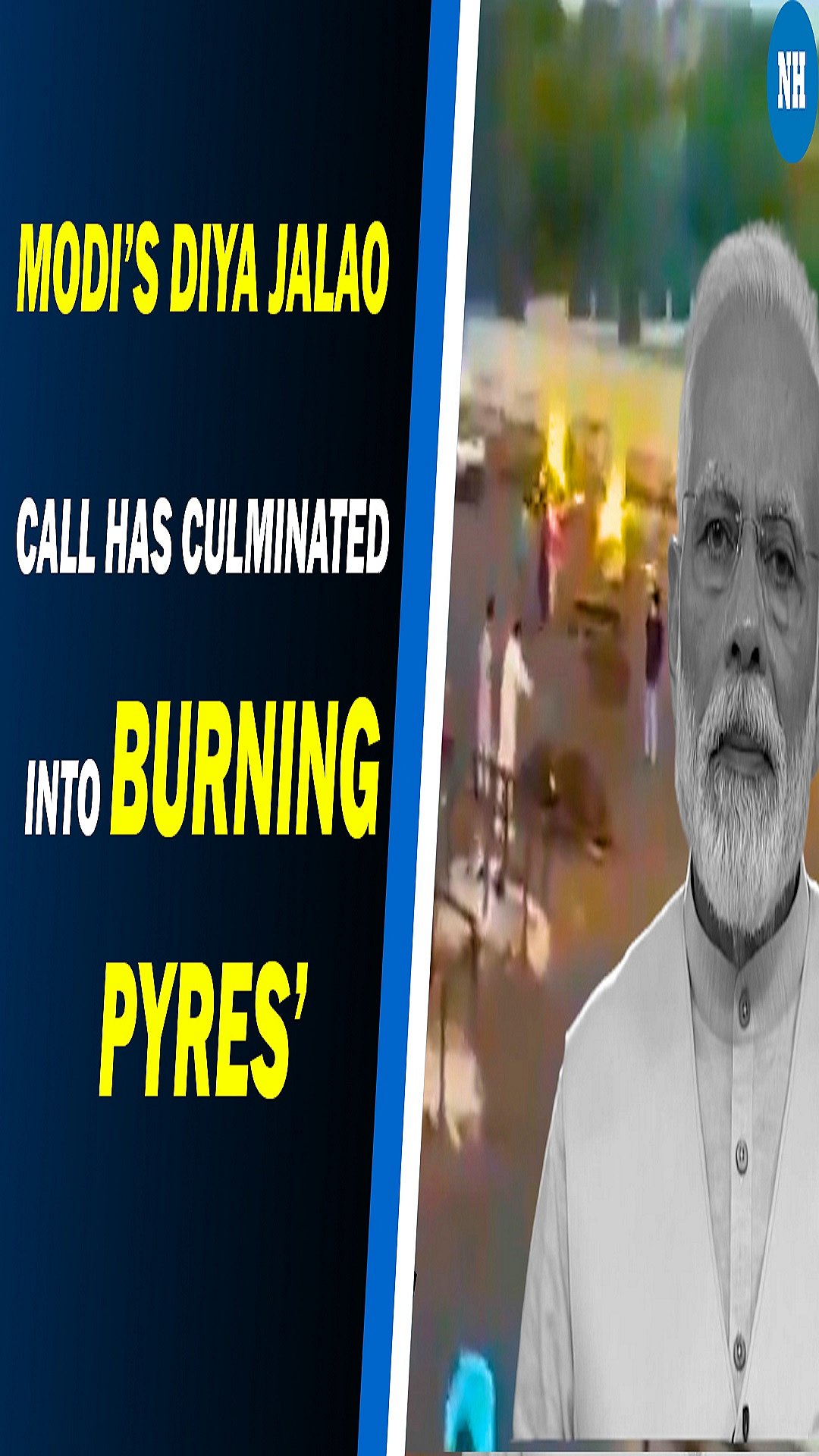 ‘Modi’s Diya Jalao call has culminated into burning pyres’  