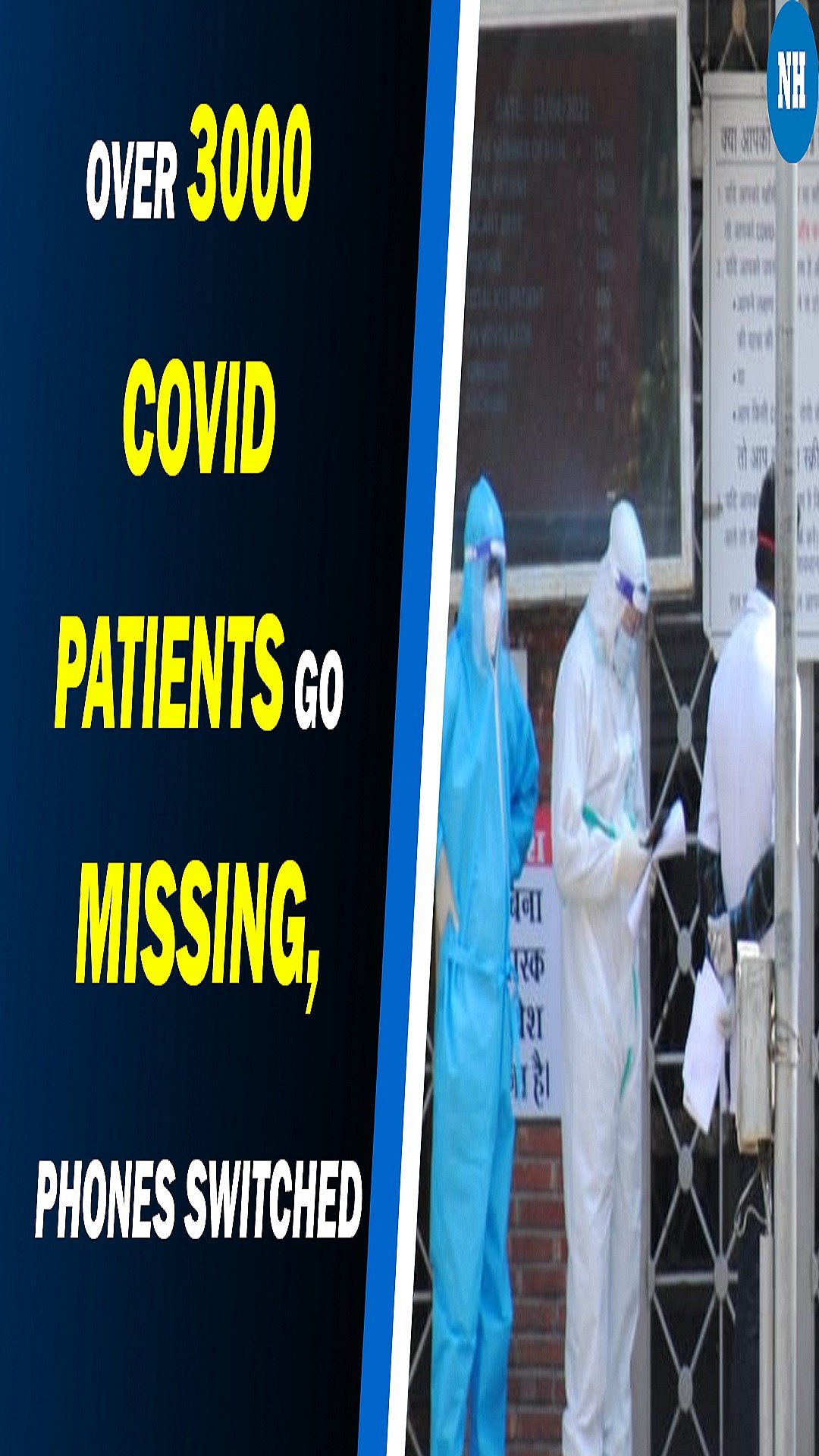 Over 3000 COVID patients go missing, phones switched off