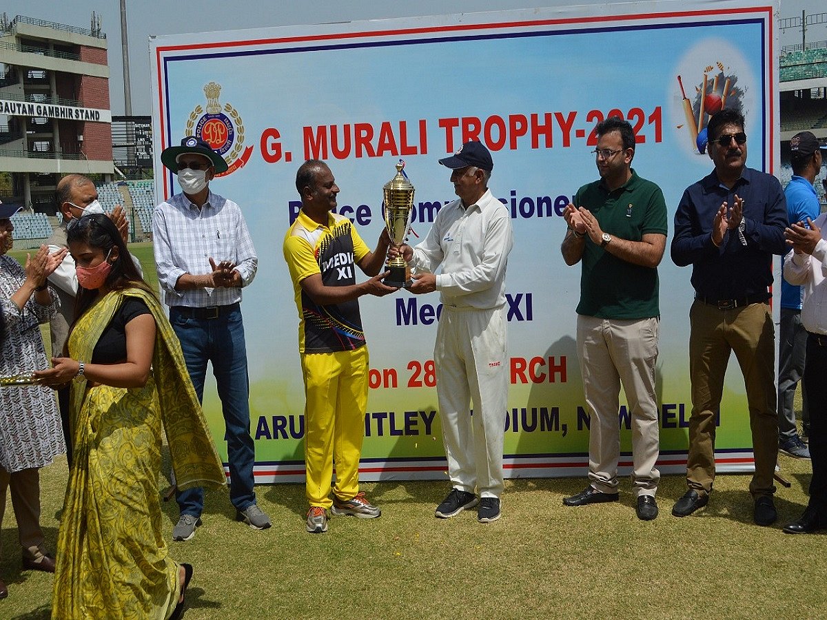 G Murali trophy: Delhi Police thrash Press to retain title