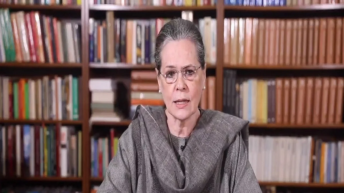 Congress President Sonia Gandhi (Photo Courtesy: IANS)