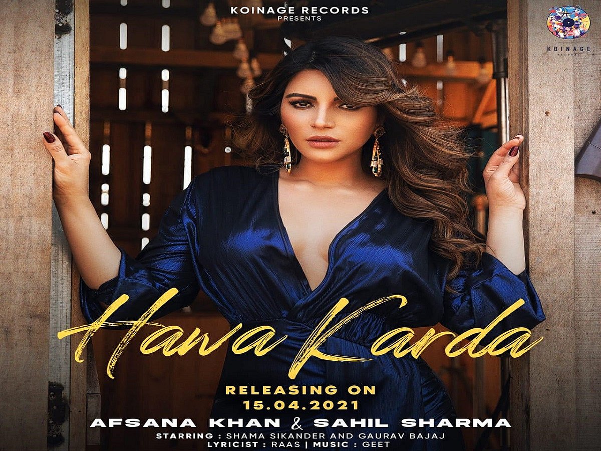 Music video starring Shama Sikander called 'Hawa Karda' released