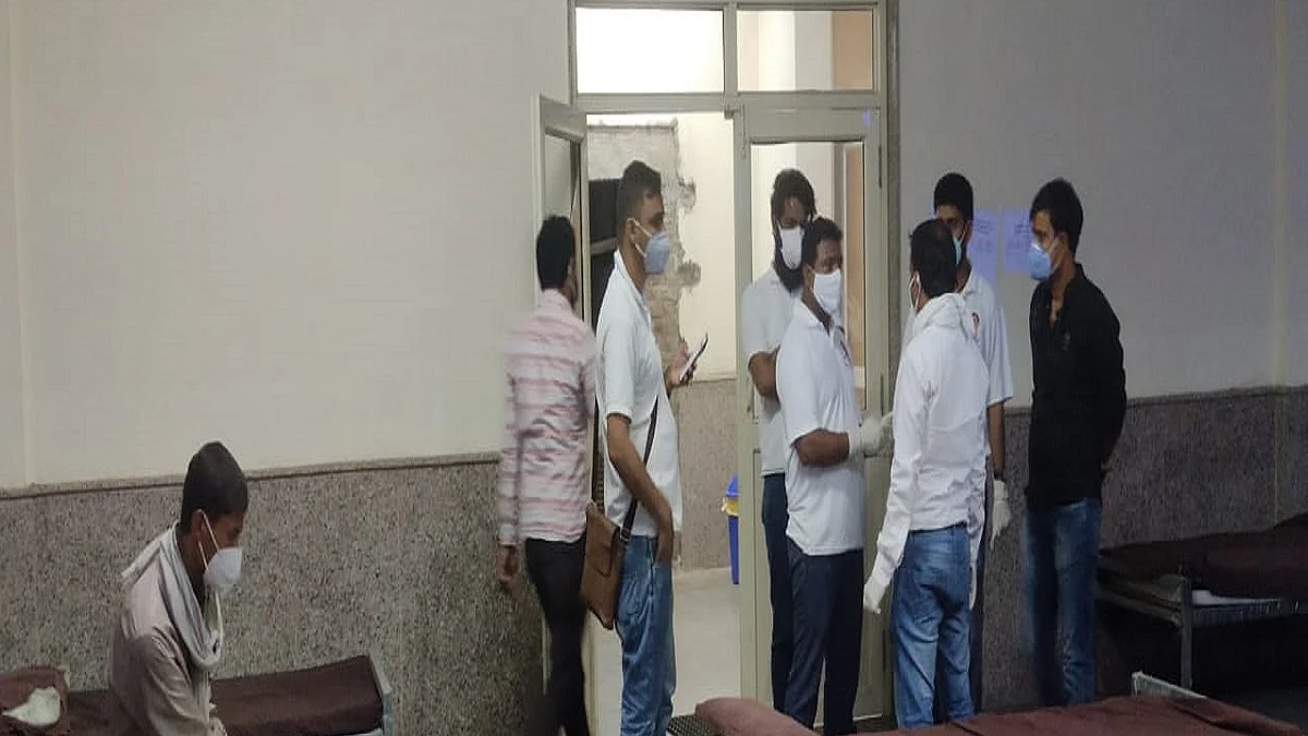 Indian Youth Congress chief BV Srinivas visits COVID facility set up by NGO Prayas, lauds efforts made by it