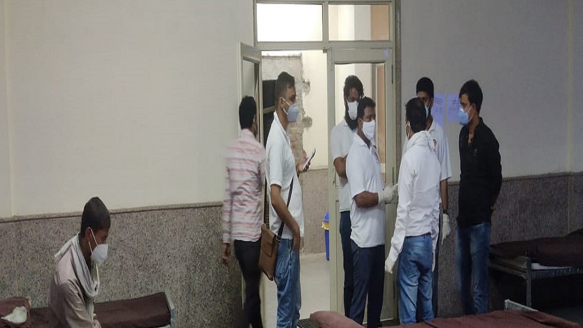 Indian Youth Congress chief BV Srinivas visits COVID facility set up by NGO Prayas, lauds efforts made by it