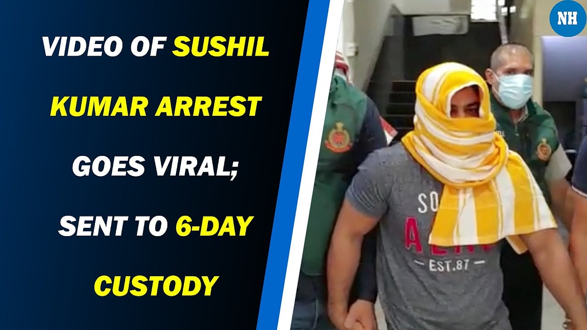 Video of Sushil Kumar arrest goes viral; sent to 6-day custody 