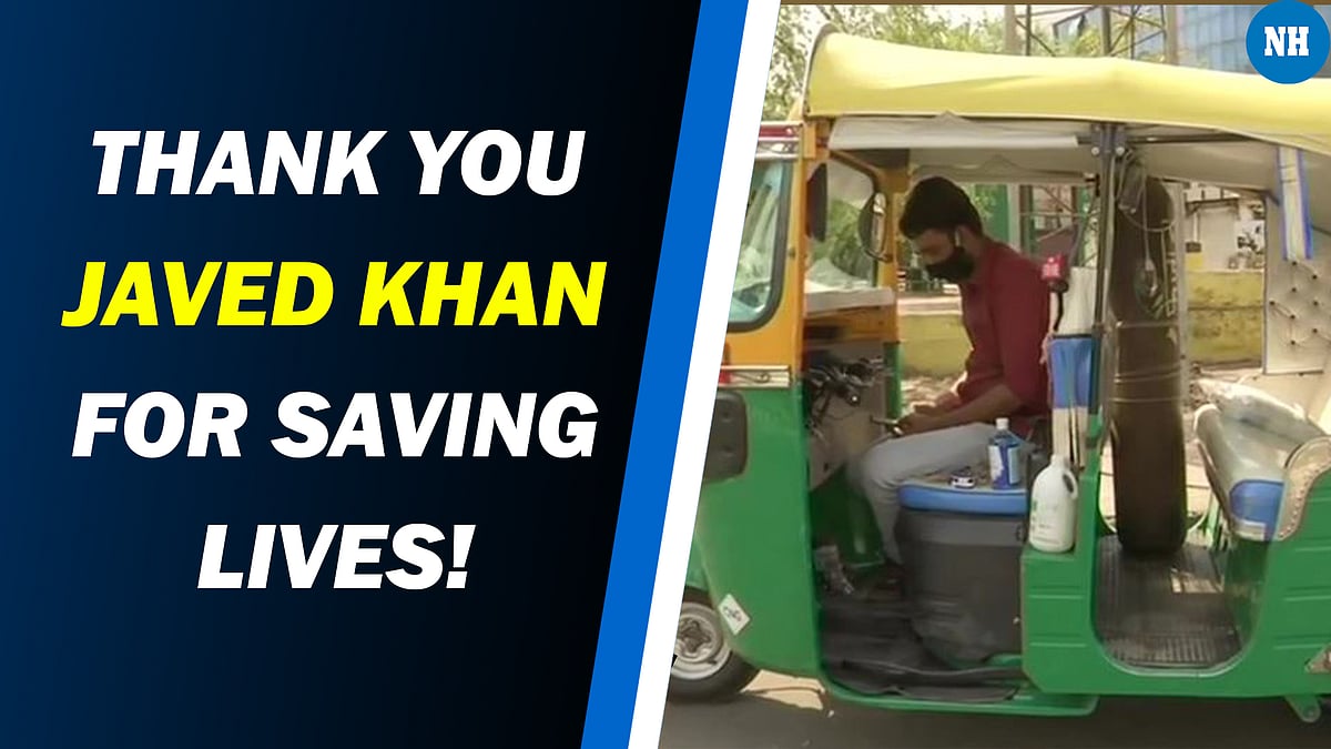 Man Converts Auto-Rickshaw Into Free Ambulance, Installs Oxygen Cylinder