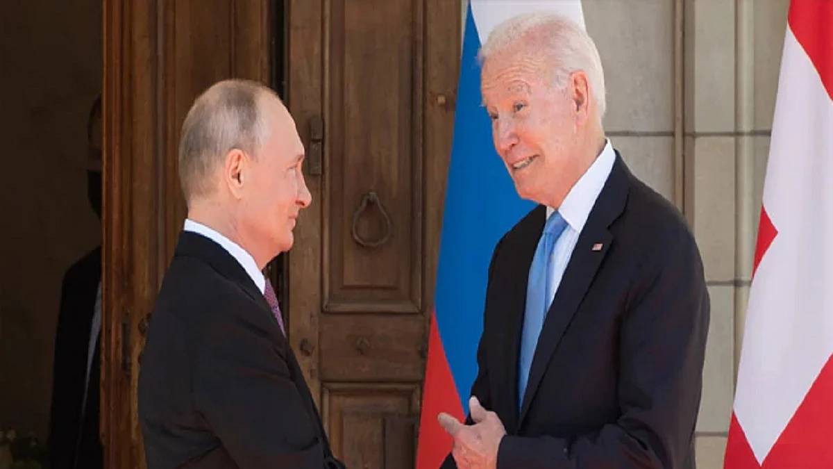 US Joe Biden and Russian President Vladimir Putin