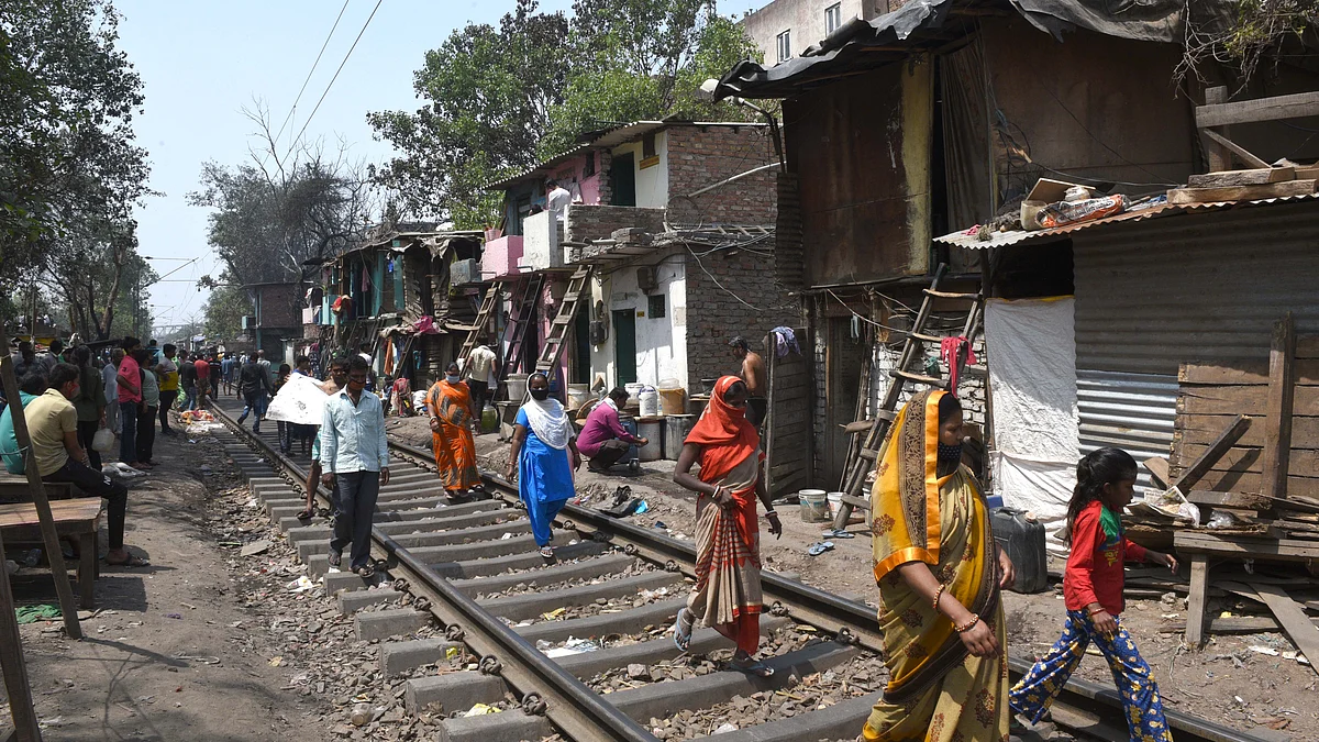 Cooped up 24 hours in crowded living conditions would be the ideal situation for spread of respiratory infections & other communicable diseases among slum-dwellers