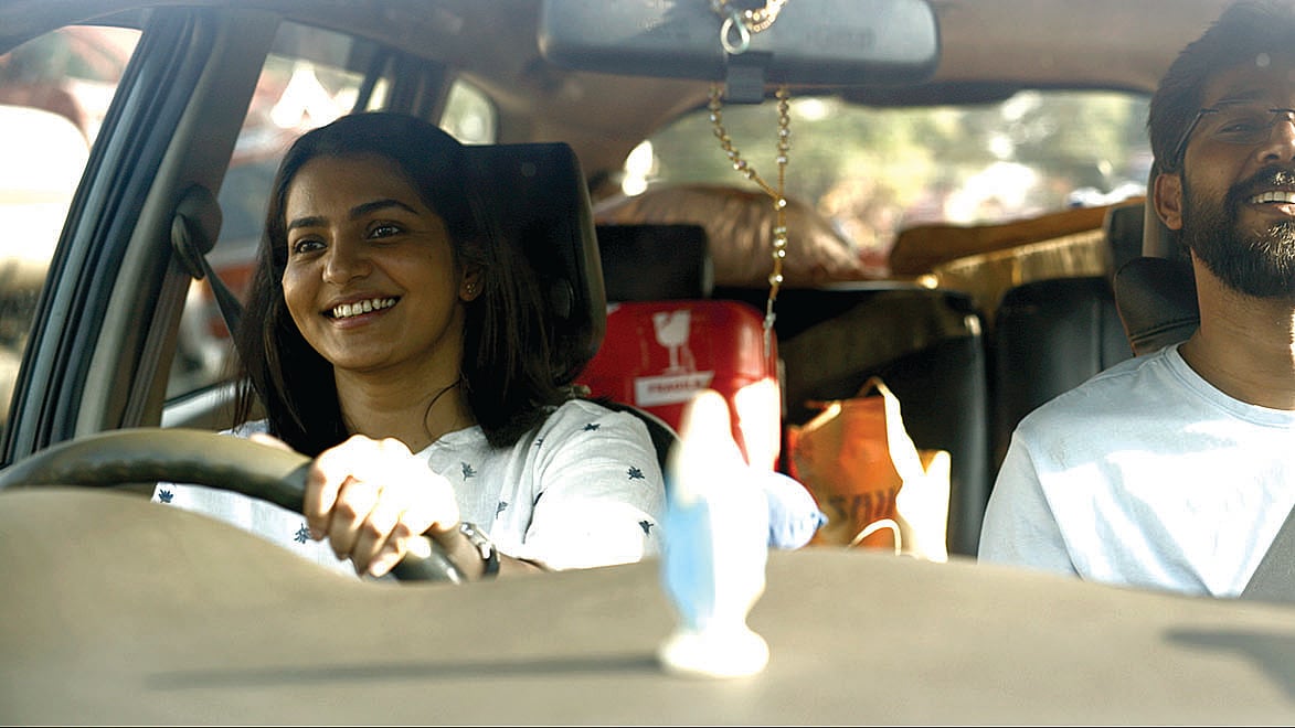 A still from 'Aarkkariyam'