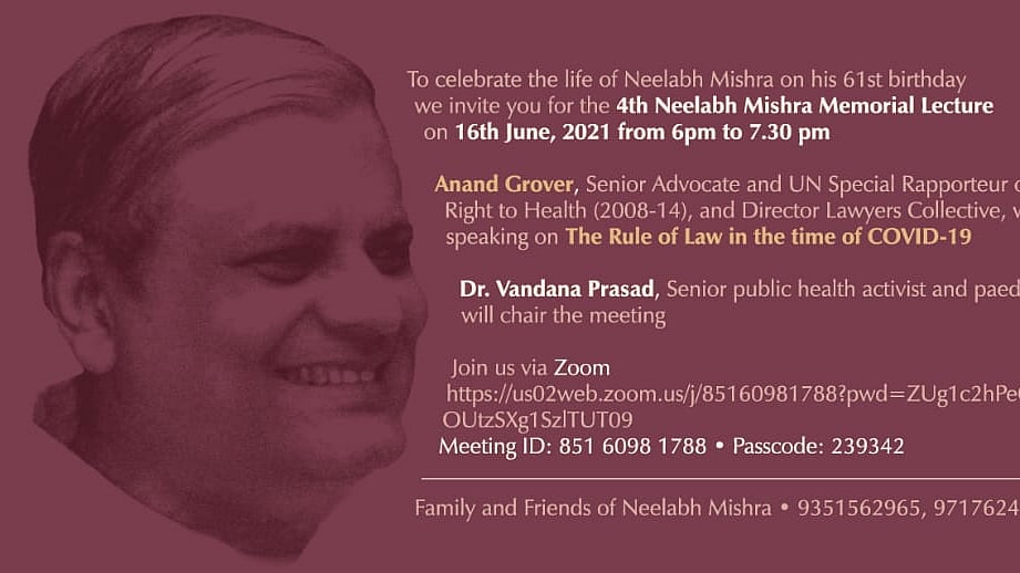 4th NEELABH MISHRA MEMORIAL LECTURE