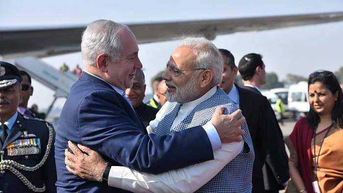 PM Modi with former Israeli PM Benjamin Netanyahu