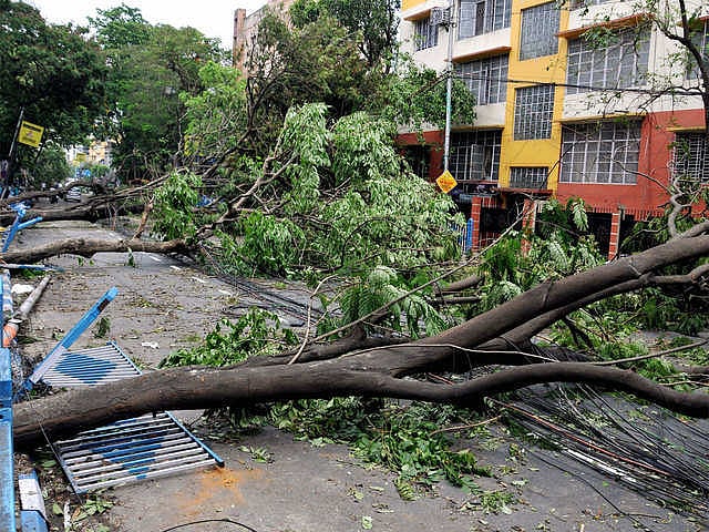 The damage done by cyclone Amphan in West Bengal