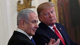 Benjamin Netanyahu with Donald Trump