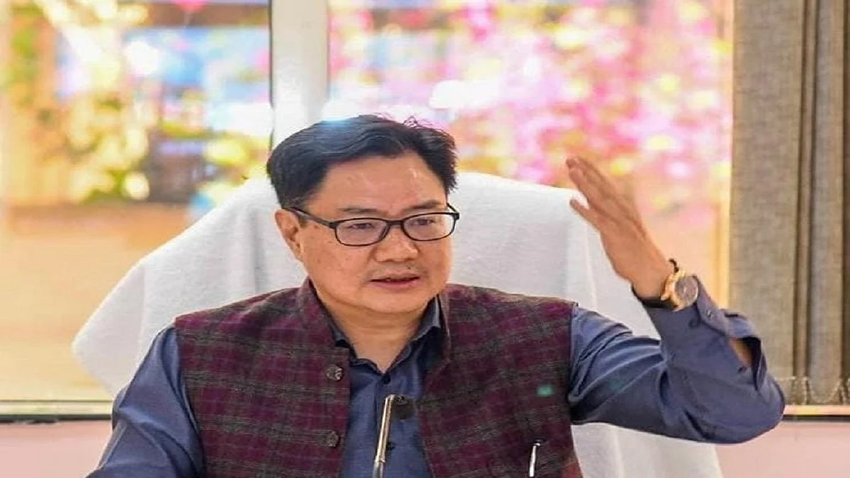 Minister of State for Law and Justice Kiren Rijiju 