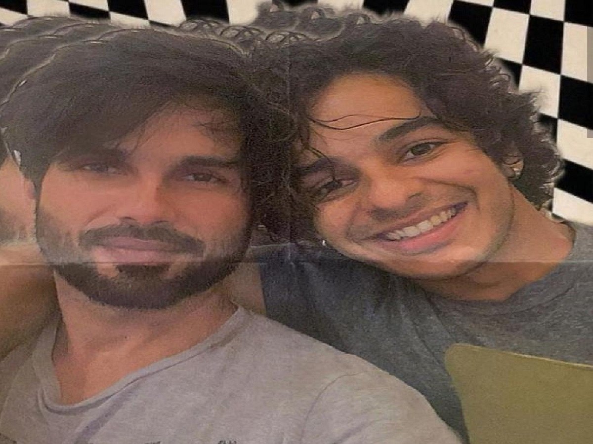 Shahid Kapoor, Ishaan Khatter recreate 'Karan Arjun' in new post