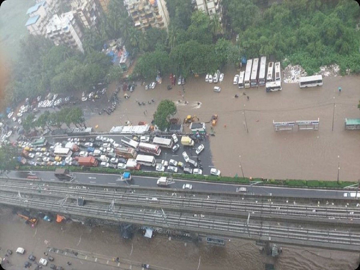 Heavy rains pound Mumbai; 250 people shifted as Mithi river swells, local train services hit