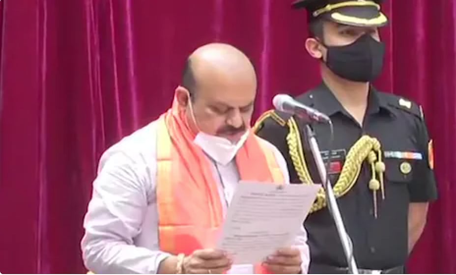 Basavaraj Bommai takes oath as Chief Minister of Karnataka