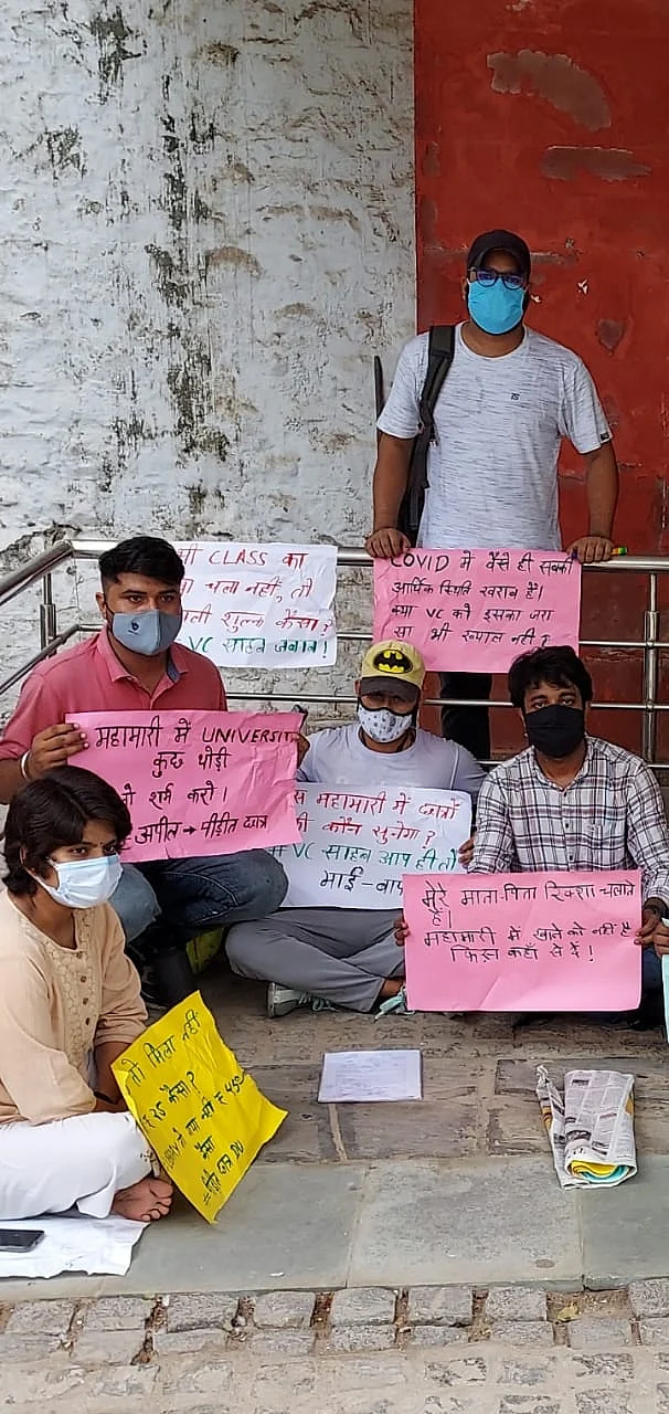 Delhi University students demand waiver of non-tuition fee during pandemic period