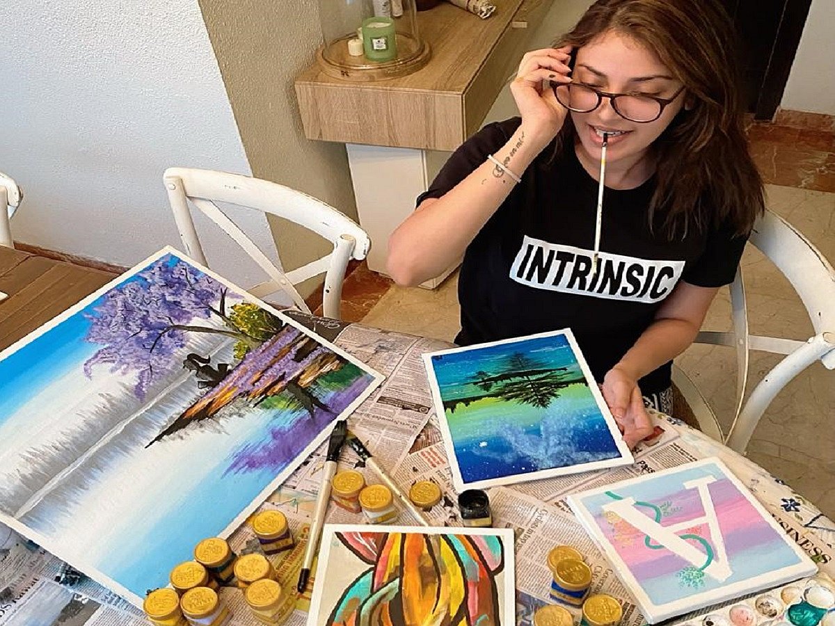 Actor Anushka Ranjan 'unlocked' painter in her, to auction her paintings for charity soon