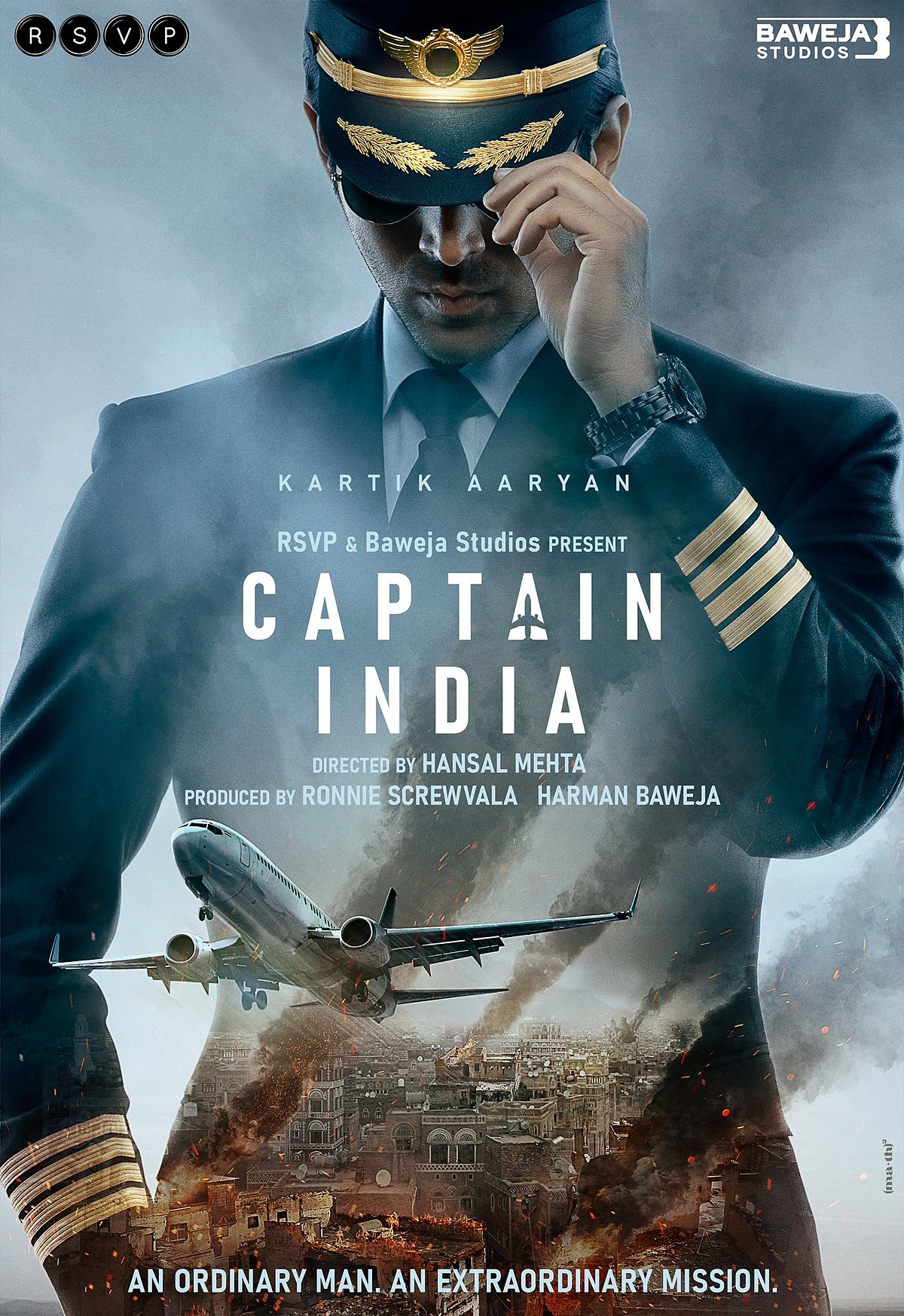 Kartik Aaryan to play a pilot in his next film 'Captain India', directed by Hansal Mehta