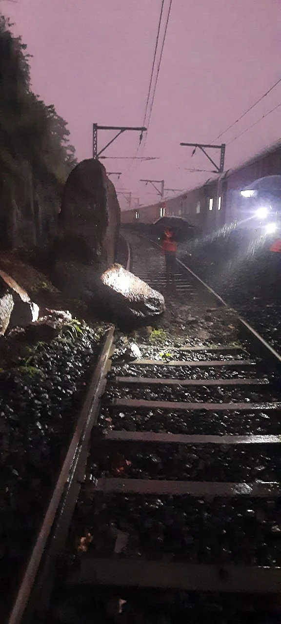 Maharashtra: Heavy rains wash out rail tracks near Kasara Ghat; train services hampered