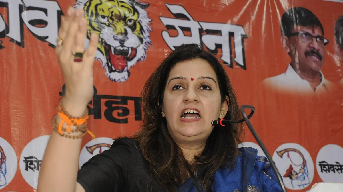 Shiv Sena leader Priyanka Chaturvedi
