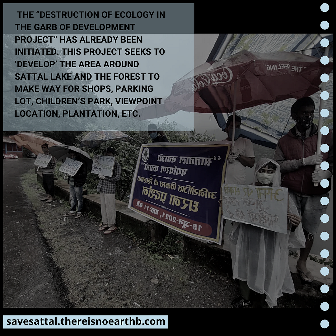 Locals are demanding that a special status be given to Sattal and the project be withdrawn.