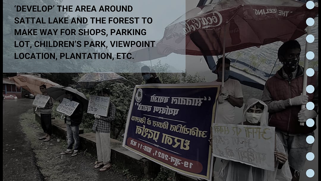 Locals are demanding that a special status be given to Sattal and the project be withdrawn.