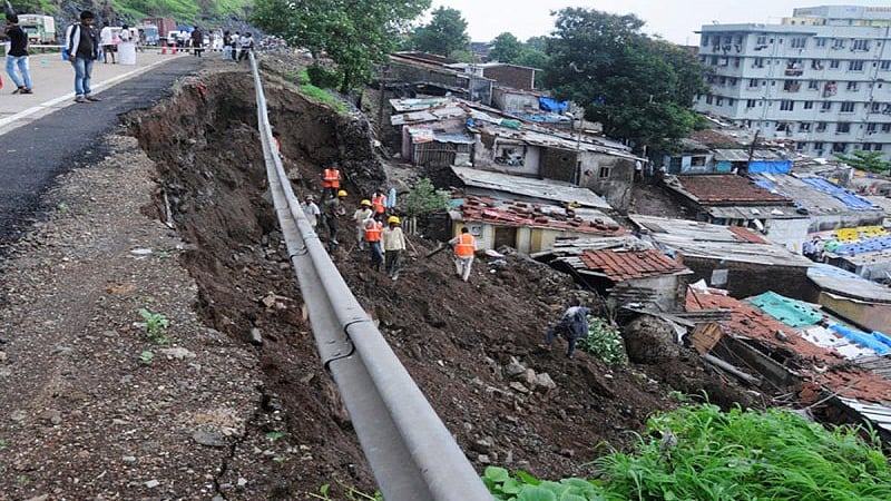 Maharashtra rains: Bridge washed away, Mumbra bypass road damaged in Thane