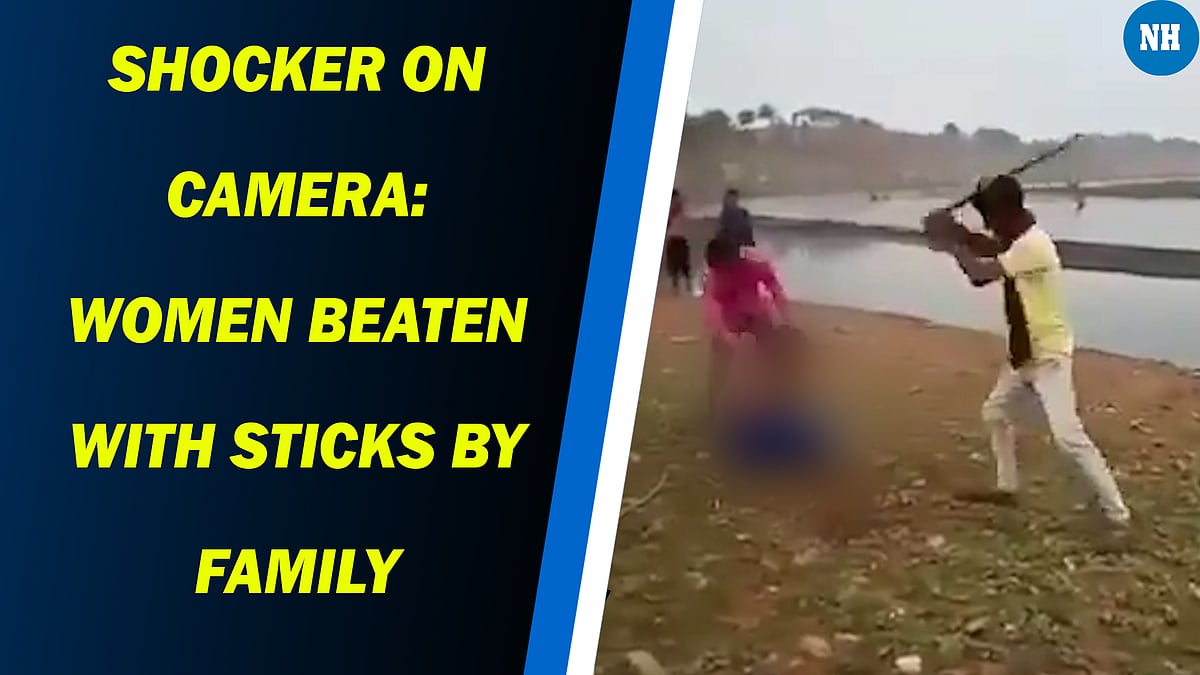Madhya Pradesh Shocker On Camera: Women Beaten With Sticks By Family