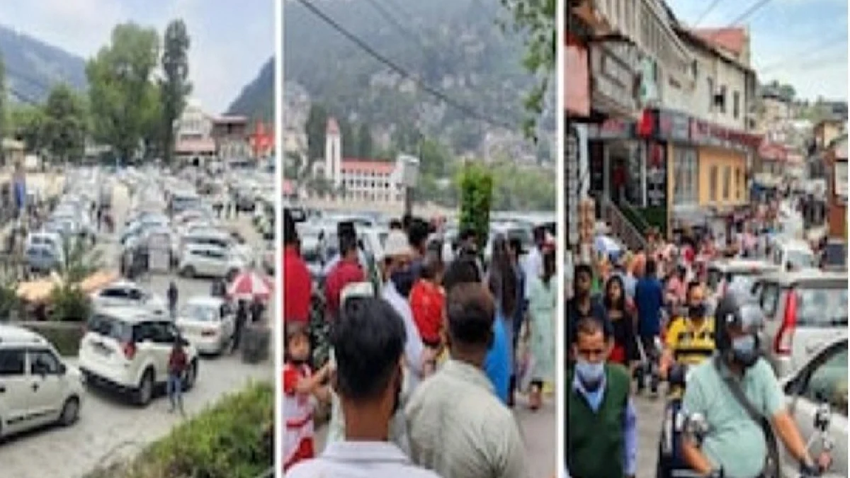 Uttarakhand's Nainital, Mussoorie see massive tourist footfall as COVID restrictions ease. (Photo Courtesy: Twitter/@drsuperstar1680)