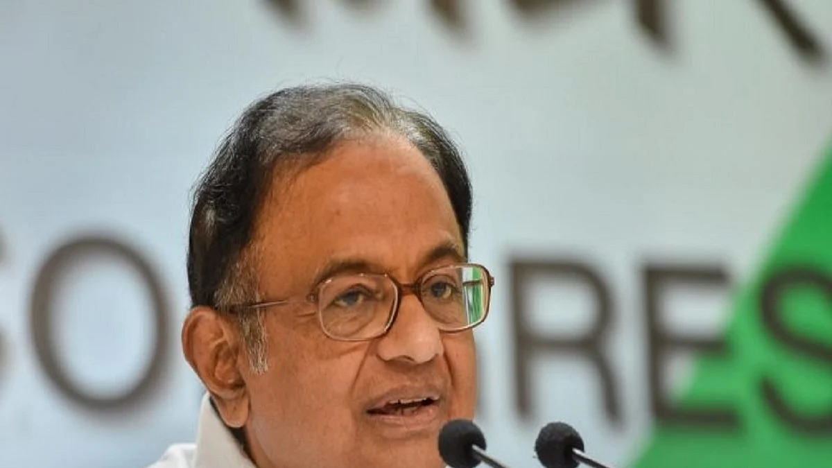 Senior Congress leader P Chidambaram