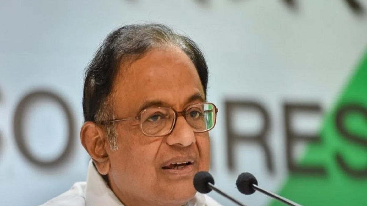 Senior Congress leader P Chidambaram