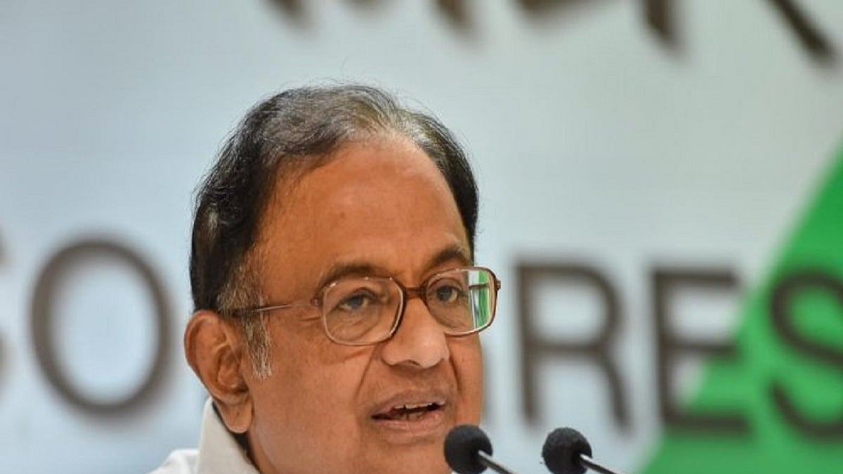 Senior Congress leader P Chidambaram