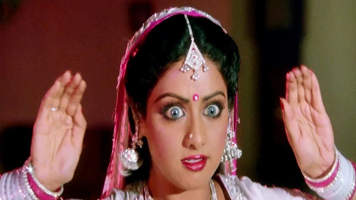 Sridevi (Still from  Main teri dushman dushman tu mera song)
Photo Courtesy: Social Media
